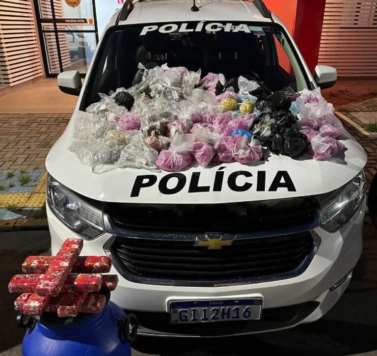 Polícia Militar prende traficante e apreende quase 18 quilos de drogas em Cachoeira Paulista