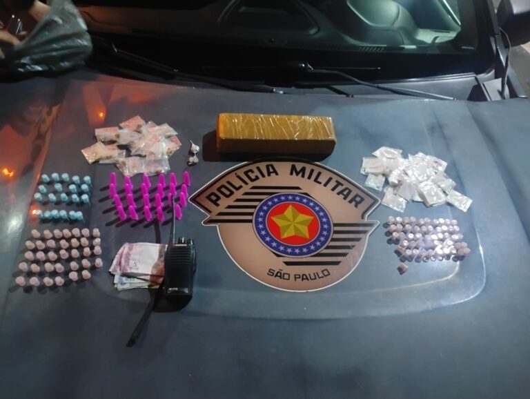 Menores são apreendidos com tijolo de maconha em Taubaté