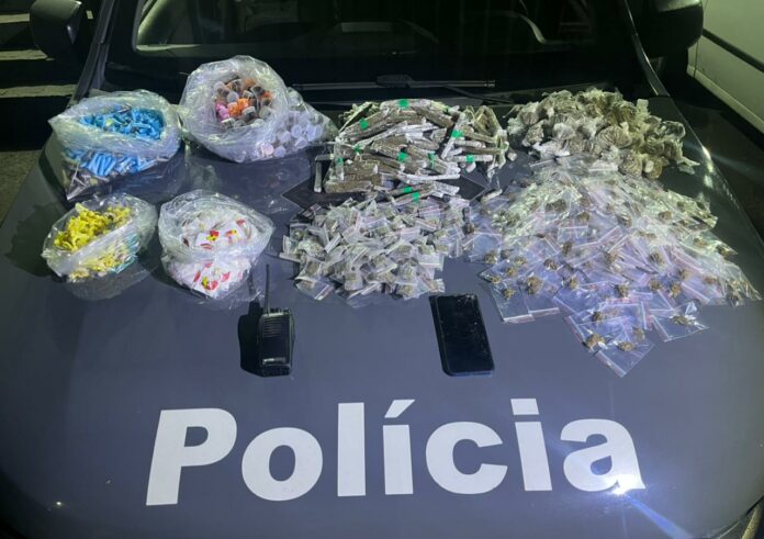 BAEP prende homem com mais de 5 kg de drogas em São José BAEP prende homem com mais de 5 kg de drogas em São José