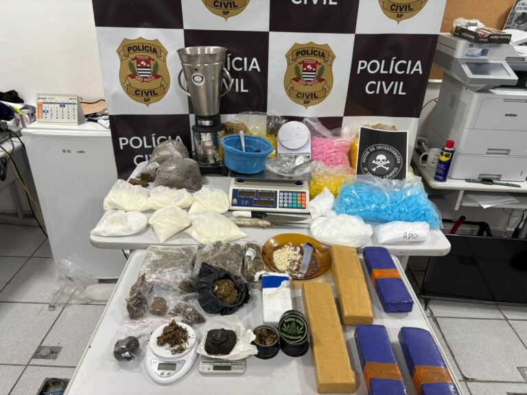 Polícia Civil usa drones para cercar criminosos e apreende 12 kg de drogas na zona sul de São José
