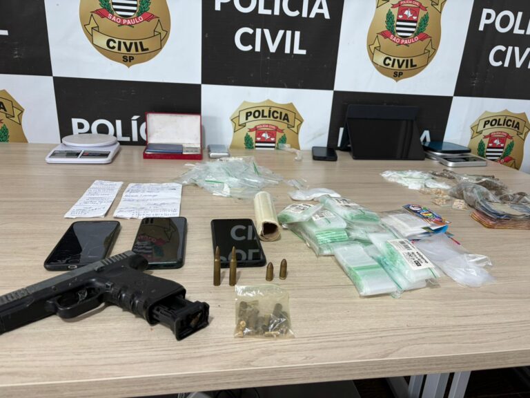 Homem é preso em flagrante por ligação com o tráfico de drogas e porte de arma em Registro