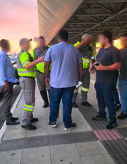 Motoristas e agentes da EMDEC entram em confusão no Aeroporto Viracopos