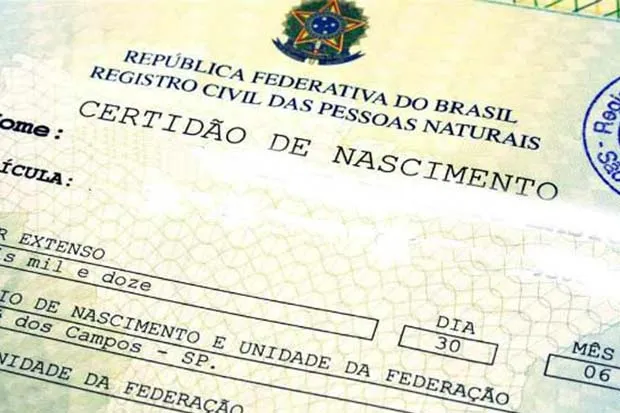 certidao de nascimento