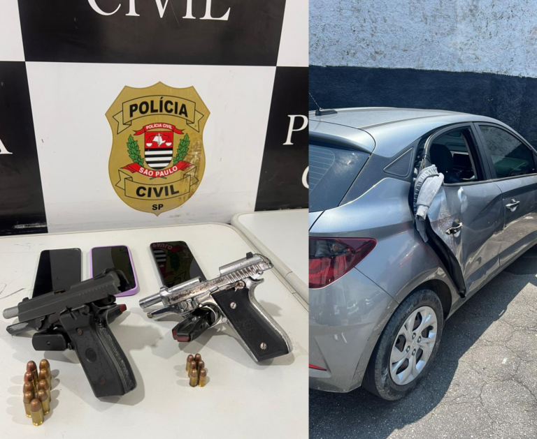 Três integrantes de grupo criminoso são presos por crimes patrimoniais na Baixada Santista