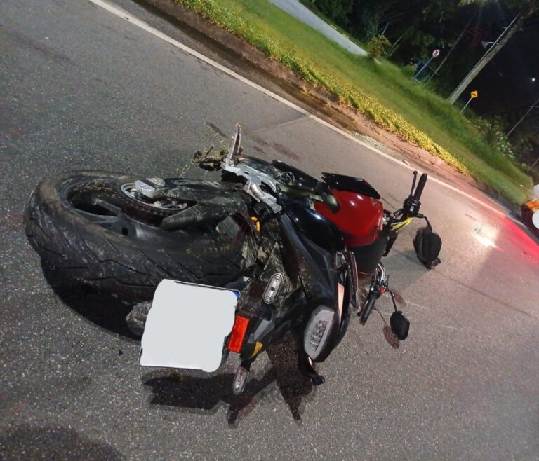 Motociclista morre após perda de controle em curva e colisão em rodovia de Bertioga