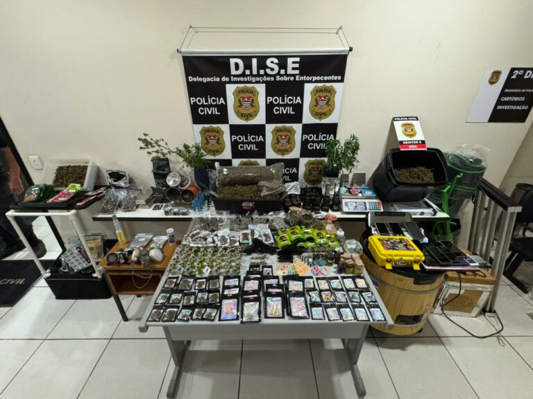 Operação desmantela laboratório de drogas e prende 2 mulheres