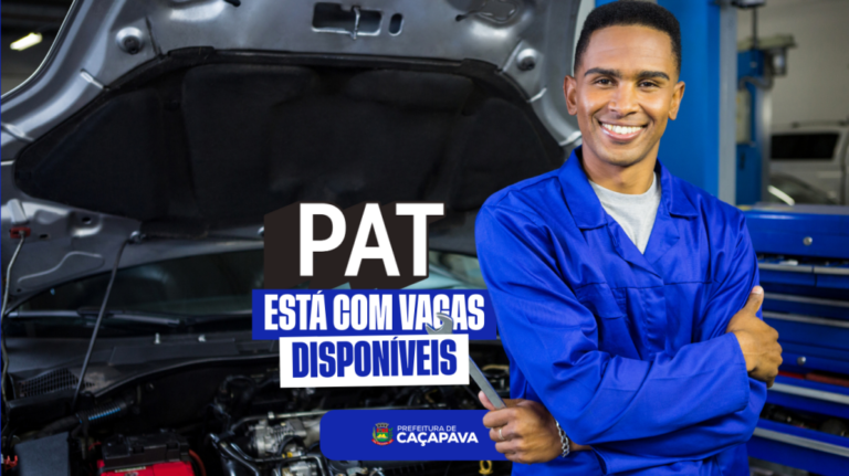 PAT de Caçapava abre novas vagas de emprego nesta semana