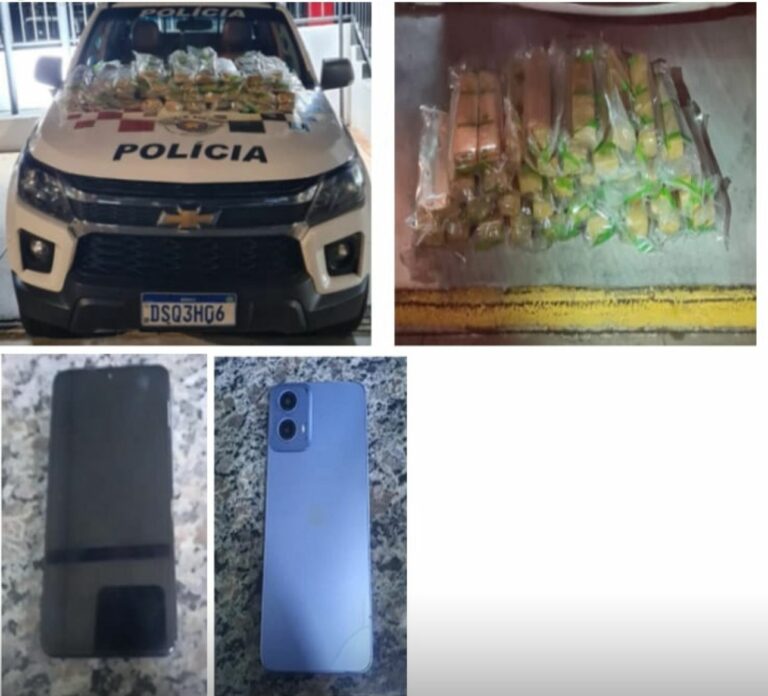 Mulher é presa com mais de 33 kg de maconha em Andradina