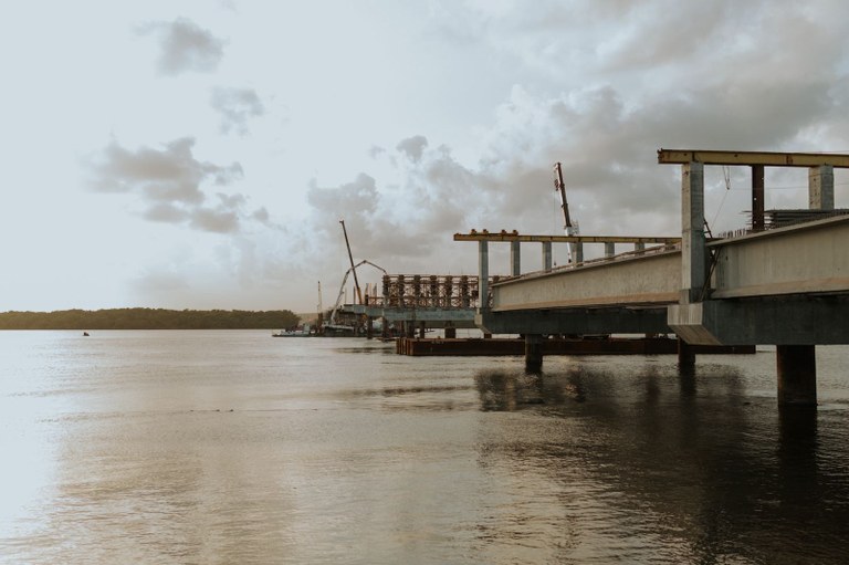 Ponte do Futuro atinge 50% das obras e deve ser entregue em dezembro