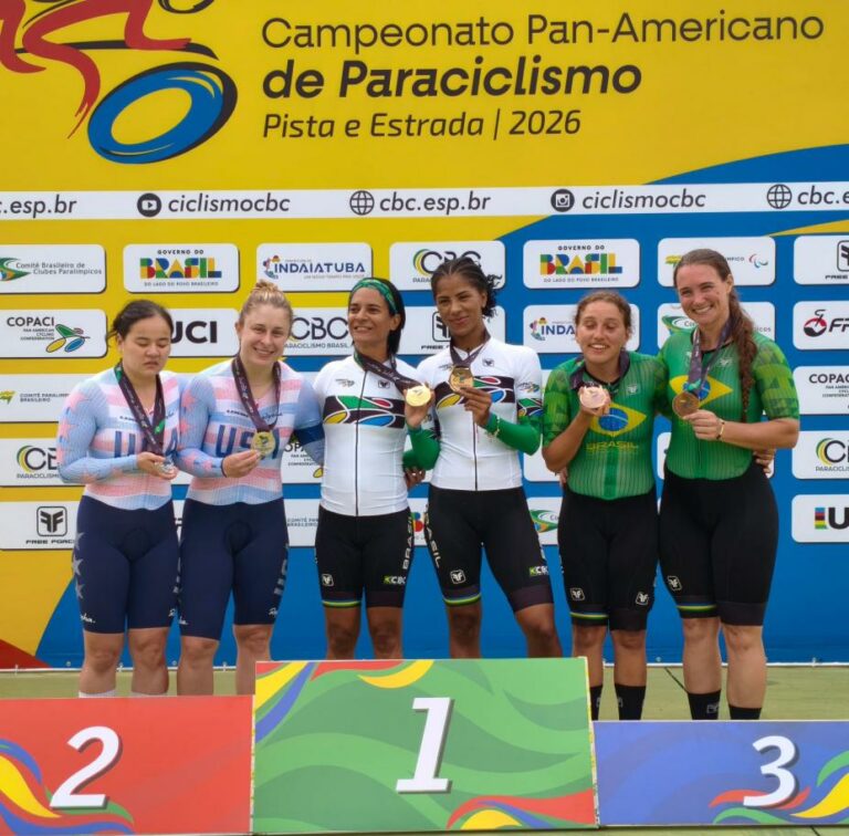 Atletas de Santos garantem medalhas no Pan-Americano de Paraciclismo