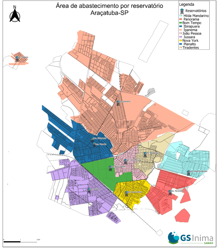 Falha de energia afeta abastecimento de água em bairros de Araçatuba