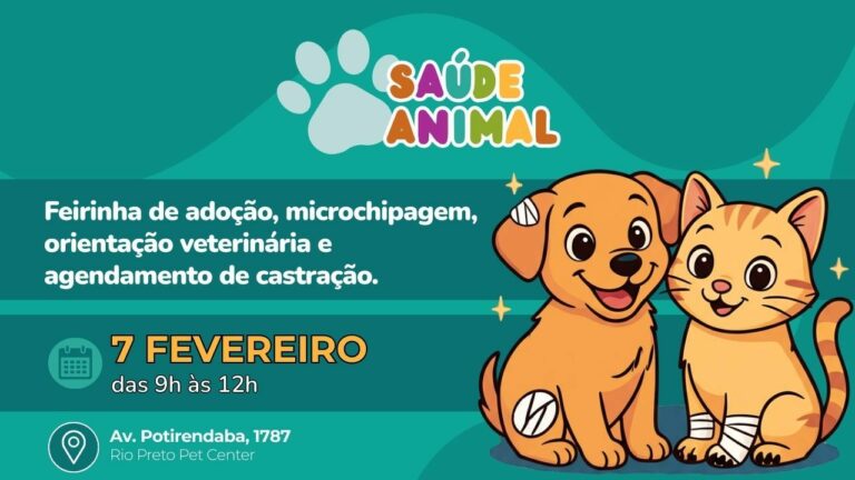 Secretaria do Bem-estar Animal promove ação neste sábado, dia 7/2