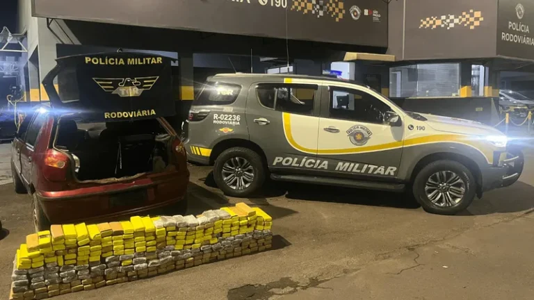 Polícia prende homem com 220 kg de maconha na SP-300