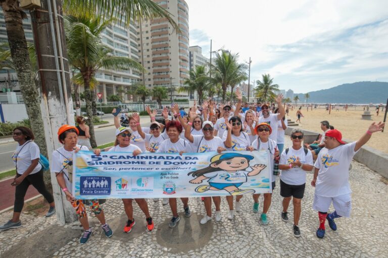 5ª Caminhada da Síndrome de Down celebra inclusão e diversidade na Praia Grande