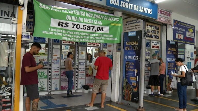 Baixada Santista registra muitos ganhadores de prêmios da Mega Sena