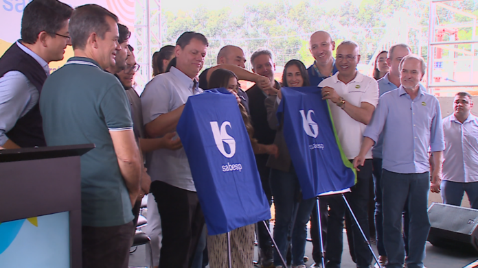 Governador Tarcísio inaugura estação de tratamento de esgoto e planta de biometano em Paulínia Governador Tarcísio inaugura estação de tratamento de esgoto e planta de biometano em Paulínia