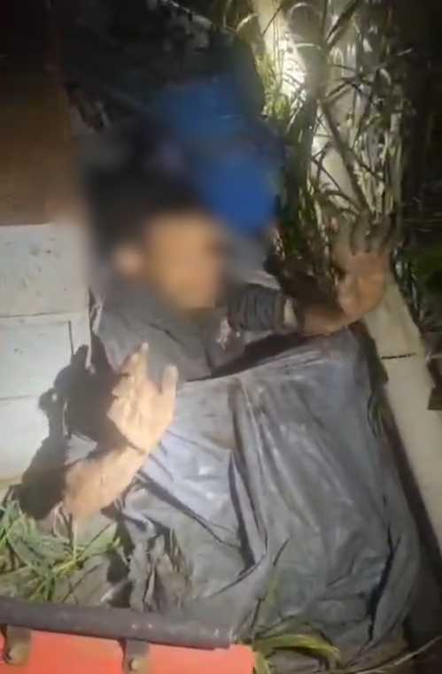 Bandido furta loja e se esconde dentro de saco de lixo