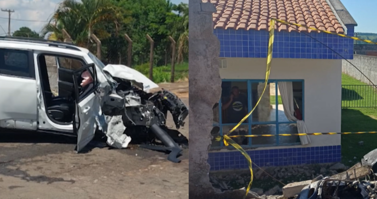 Motorista perde o controle e atinge creche em Mogi Guaçu