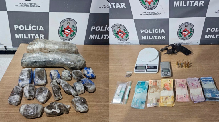 Homem é preso e drogas são apreendidas durante operação policial em Cabedelo