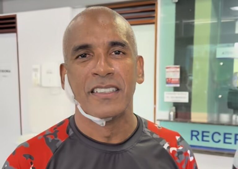 Comandante Sérgio Fonseca recebe alta após sofrer acidente durante treinamento aquático