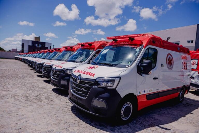 Samu de João Pessoa tem frota 100% renovada com a entrega de novos veículos