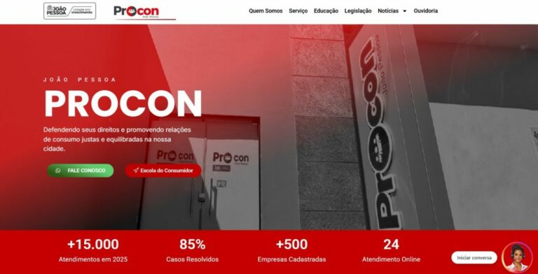 Procon-JP moderniza atendimento e passa a operar 24h com inteligência artificial