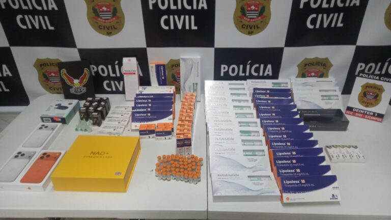 Homem é preso em rodoviária de São José com medicamentos para emagrecer e anabolizantes