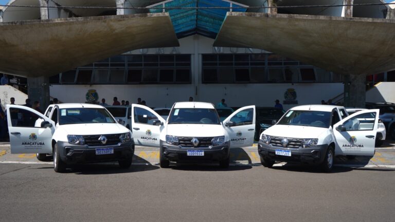 Prefeitura entrega veículos para reforçar serviços da Sosp em Araçatuba