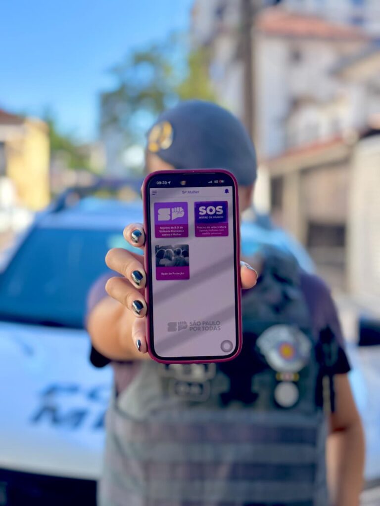 Aplicativo SP Mulher ajuda a prender homem em Santos