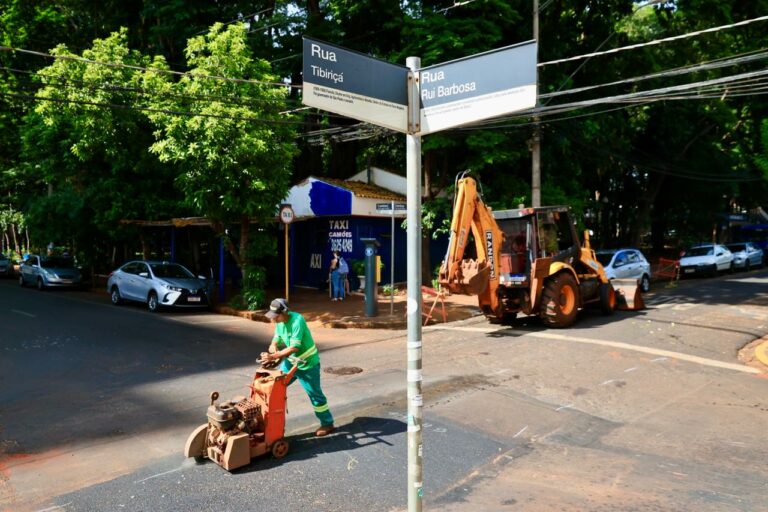 Saerp substitui rede para melhorar o abastecimento de água na região central