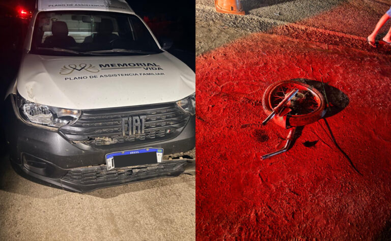 Motociclista morre após colisão com carro funerário na Paraíba