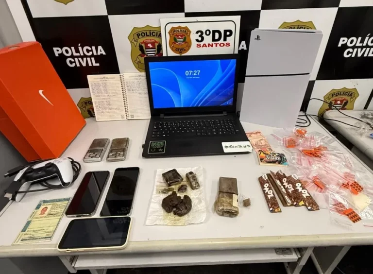 Homem é preso por tráfico de drogas no bairro Aparecida, em Santos