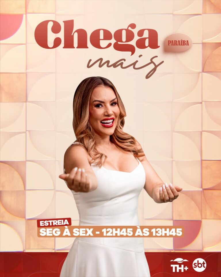 “Chega Mais Paraíba” estreia na TH+ SBT com Fernandinha Albuquerque