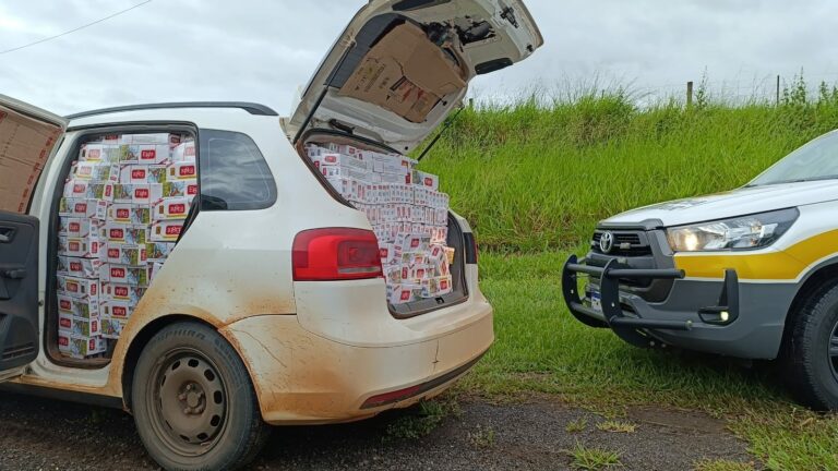 Polícia apreende 19 mil maços de cigarros contrabandeados na SP-294