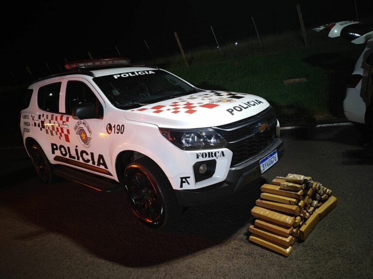 Casal é preso com mais de 46 kg de maconha na Rondon