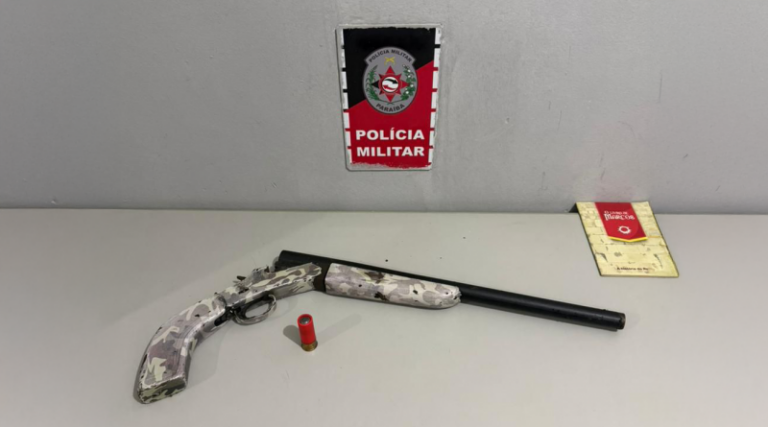 Polícia Militar apreende arma após confronto em Santa Rita