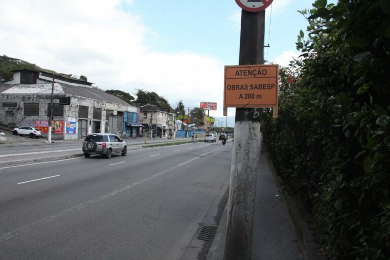 Obras Sabesp Santos