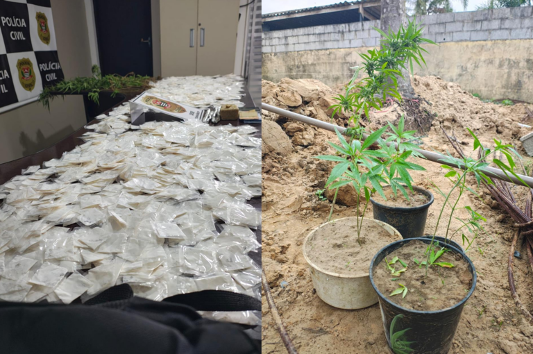 Coordenador de facção criminosa é preso com quase 2 mil porções de drogas