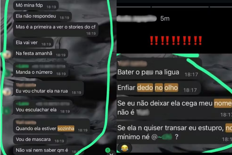 Jovem ameaçada por estupro pede medida protetiva contra colega de faculdade