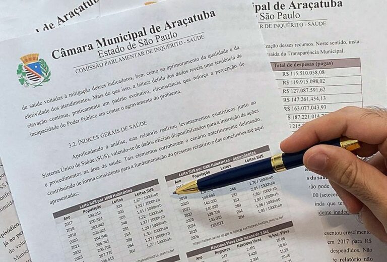 CPI da Saúde aponta indícios de falha na gestão em relatório preliminar