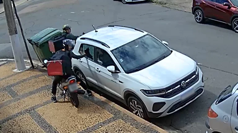 Criminosos se passam por motoboys para furtar carros no bairro Bonfim em Campinas