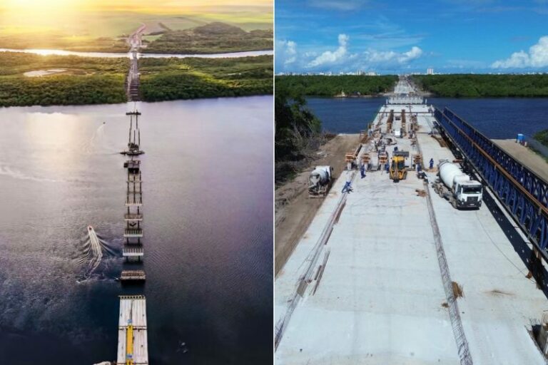 Obras da Ponte do Futuro avançam e ultrapassam 50% de execução na Grande João Pessoa
