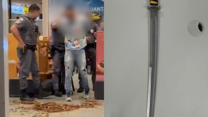 Homem com espada ameaça passageiros no aeroporto de Viracopos