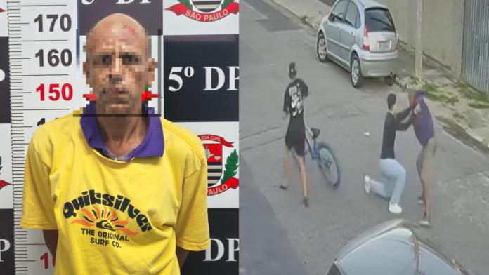 Suspeito de agredir adolescente e roubar bicicleta é preso em São José; veja VÍDEO Suspeito de agredir adolescente e roubar bicicleta é preso em São José; veja VÍDEO