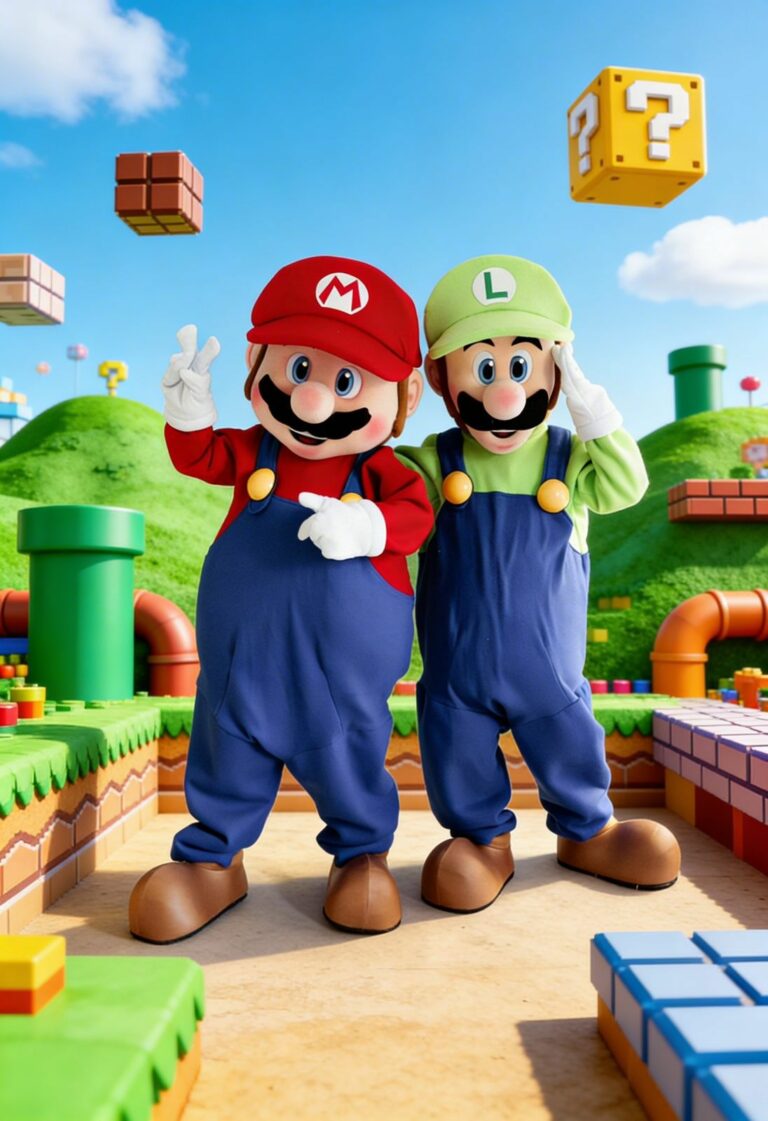 Mario e Luigi chegam ao Roxy com encontros gratuitos em Santos e São Vicente