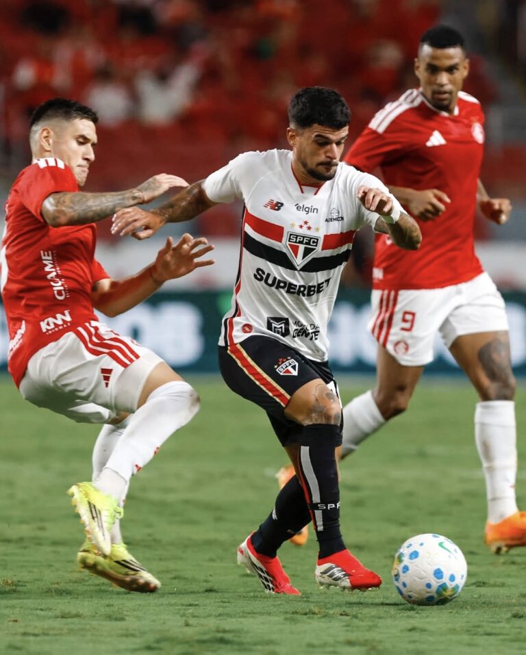 Inter e São Paulo empatam em 1 a 1 pelo Brasileirão