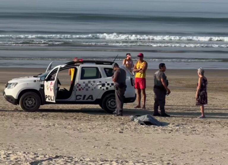 Jovem de 19 anos é  encontrado morto após se afogar em praia de cidade do litoral de SP