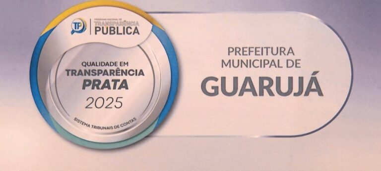 Guarujá recebe selo de transparência pública