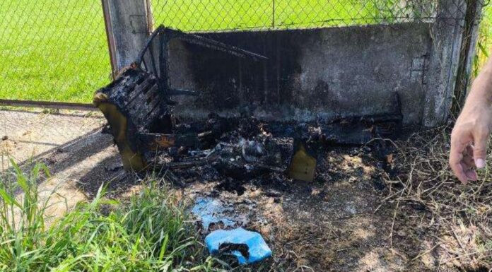 Polícia investiga encontro de ossada humana carbonizada dentro de sofá em Pindamonhangaba