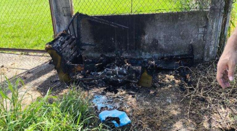 Polícia investiga encontro de ossada humana carbonizada dentro de sofá em Pindamonhangaba